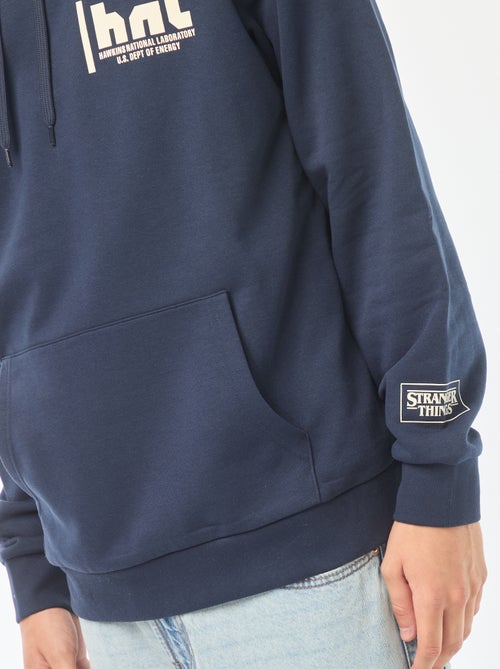 Hoodie met Stranger Things-print voor en achter - Kiabi