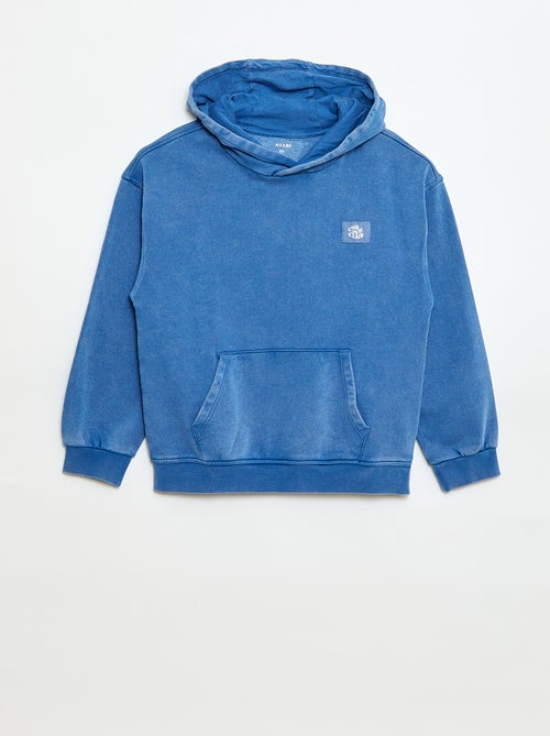 Hoodie met verwassen effect - Kiabi