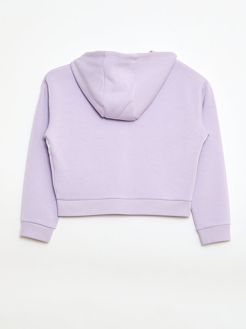 Hoodie met zachte touch Rose - Kiabi