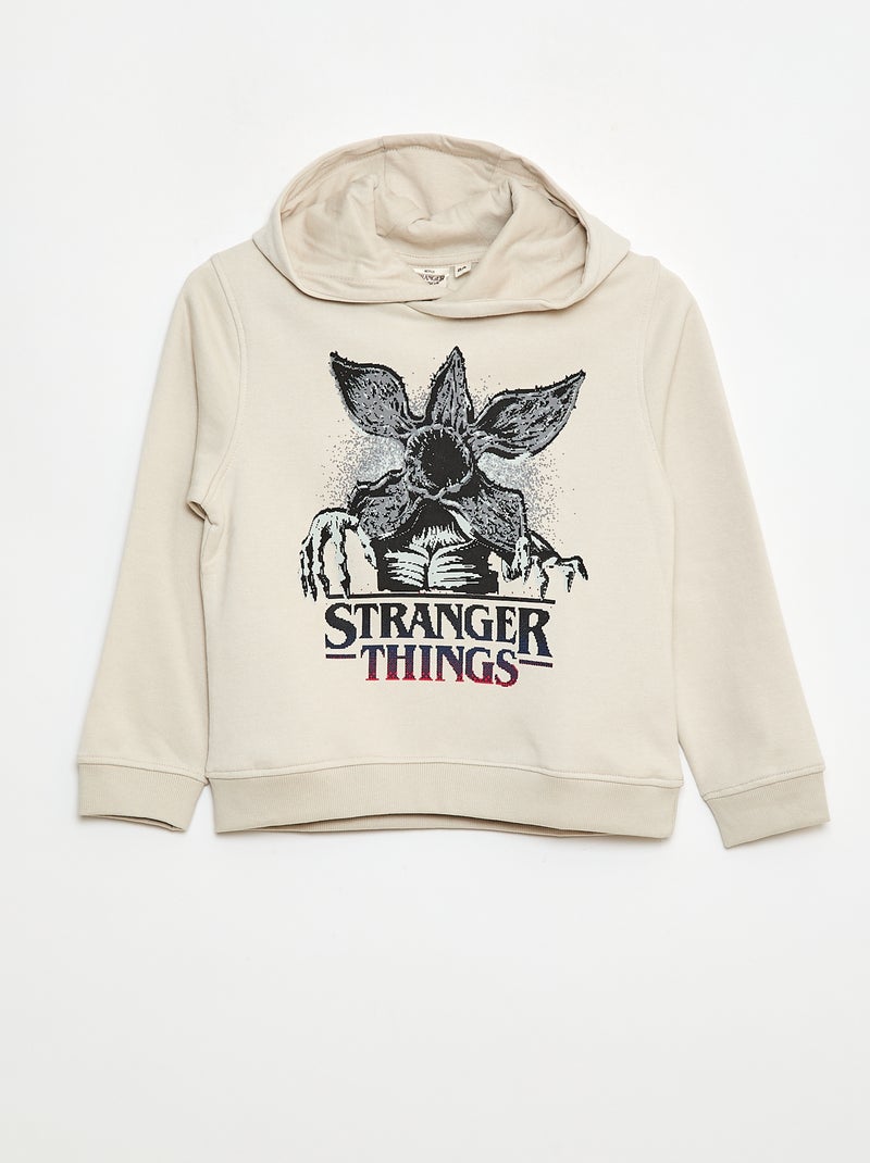 Hoodie 'Stranger Things' Wit - Kiabi