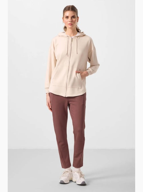 Hoodie tunique long oversize à capuche et zip tommy - Kiabi Hoodie tunique long oversize à capuche et zip tommy - Kiabi