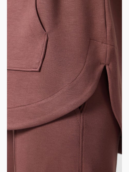 Hoodie tunique long oversize à capuche et zip tommy - Kiabi Hoodie tunique long oversize à capuche et zip tommy - Kiabi