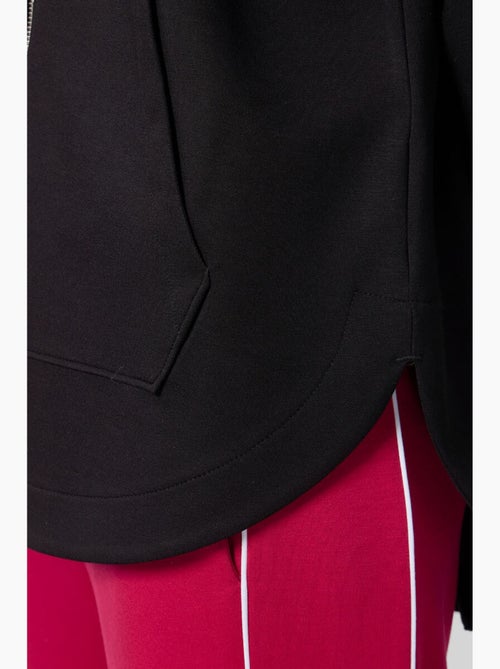 Hoodie tunique long oversize à capuche et zip tommy - Kiabi Hoodie tunique long oversize à capuche et zip tommy - Kiabi