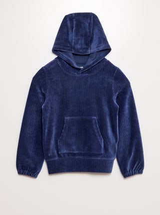 Hoodie van corduroy