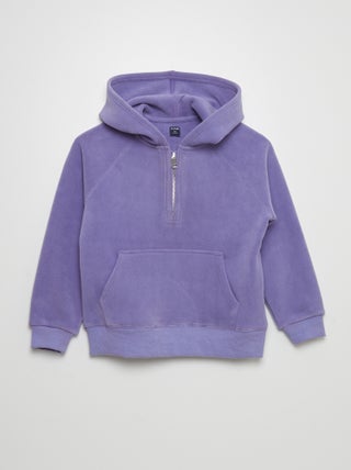 Hoodie van fleece