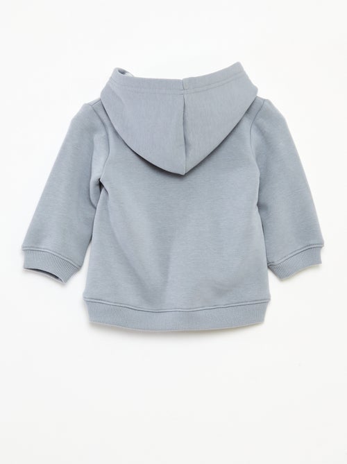 Hoodie van fleece met konijndetail - Kiabi