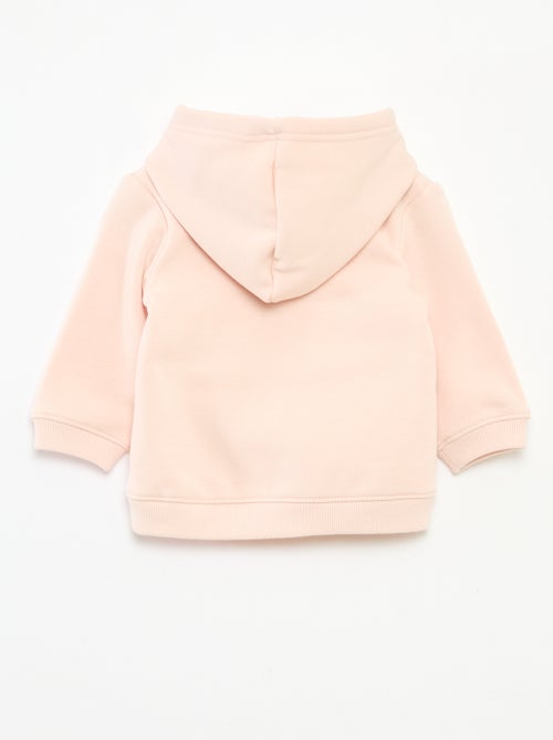 Hoodie van fleece met konijndetail - Kiabi