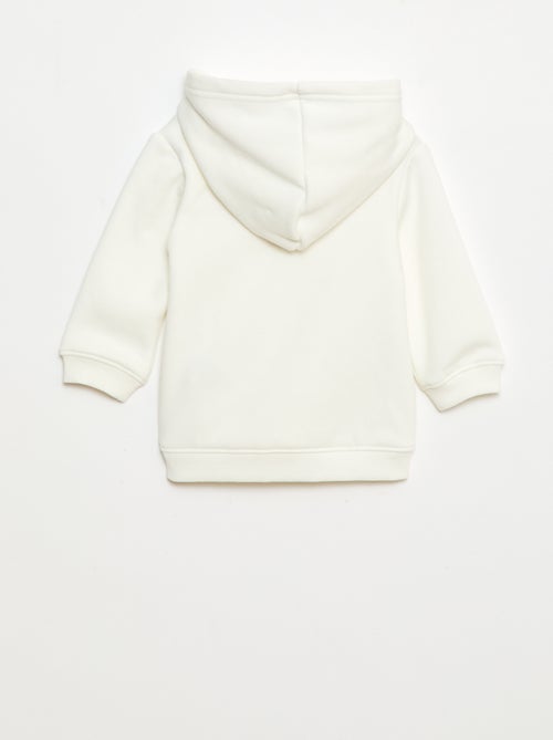 Hoodie van fleece met konijndetail - Kiabi