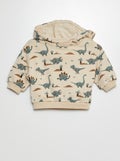 Hoodie van french terry BIEGE - Kiabi