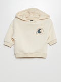 Hoodie van french terry BIEGE - Kiabi