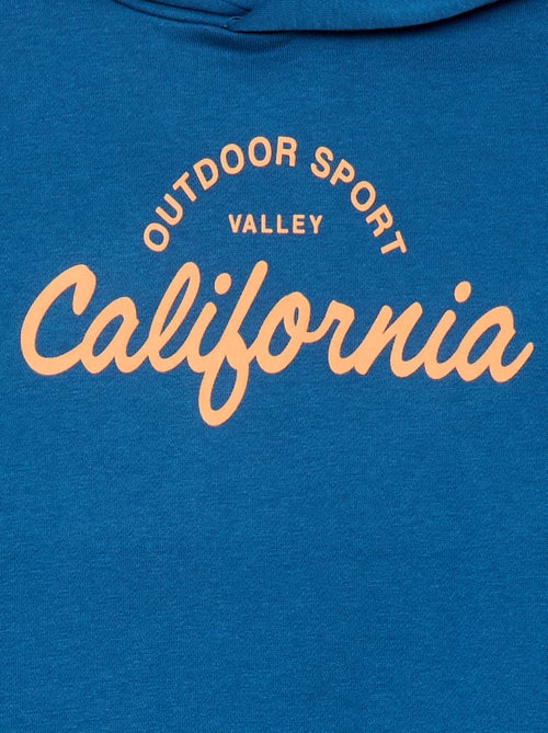 Hoodie van geruwde fleece - Kiabi