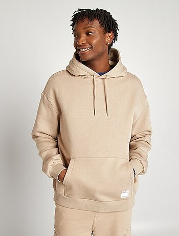 Hoodie van joggingstof