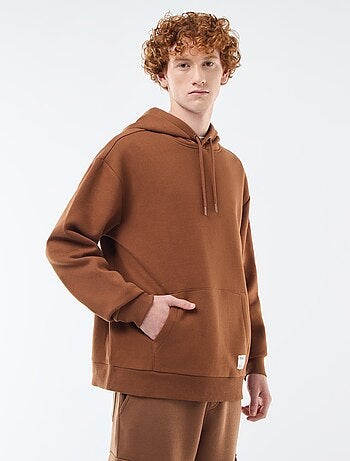 Hoodie van joggingstof