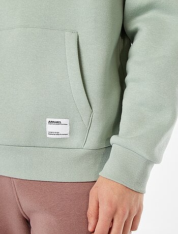 Hoodie van joggingstof