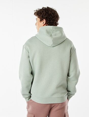 Hoodie van joggingstof