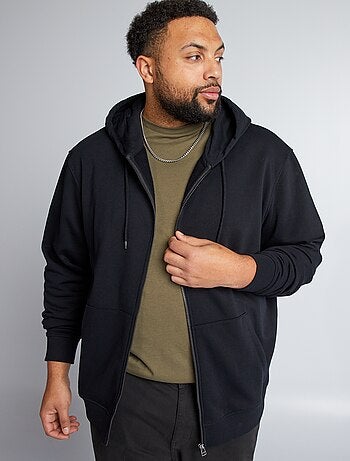 Hoodie van joggingstof met capuchon