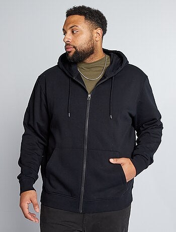 Hoodie van joggingstof met capuchon