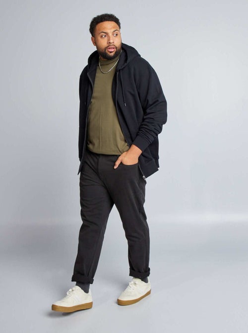 Hoodie van joggingstof met capuchon - Kiabi