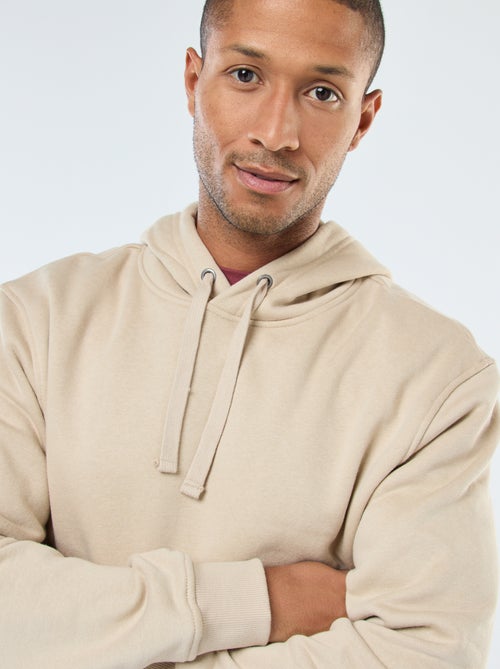 Hoodie van joggingstof met kangaroezak - Kiabi