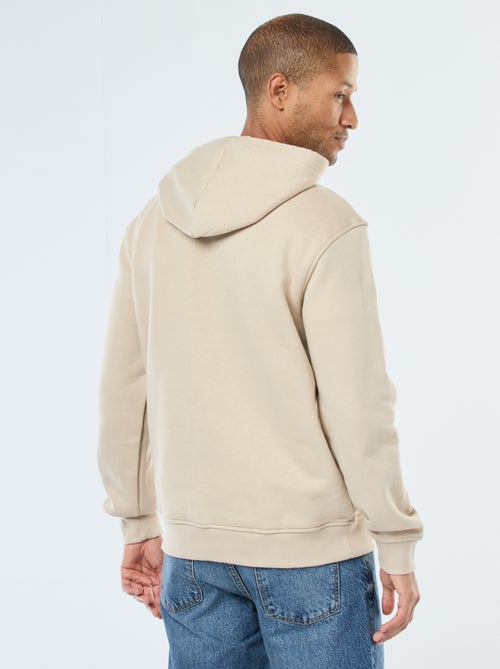 Hoodie van joggingstof met kangaroezak - Kiabi