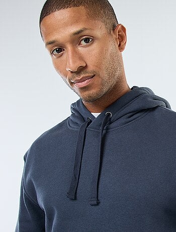 Hoodie van joggingstof met kangaroezak