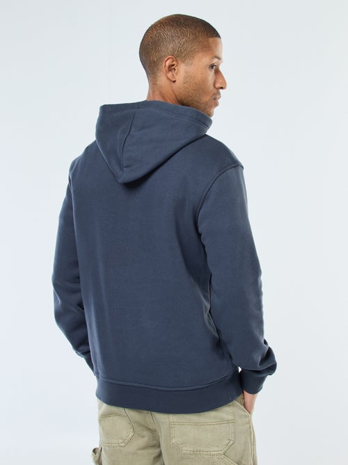 Hoodie van joggingstof met kangaroezak - Kiabi