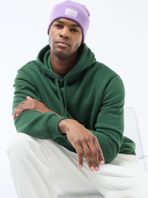 Hoodie van joggingstof met kangaroezak - Kiabi