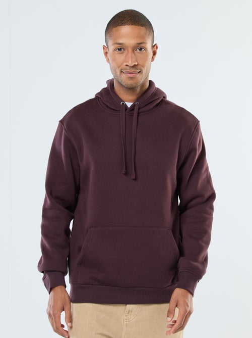 Hoodie van joggingstof met kangaroezak - Kiabi