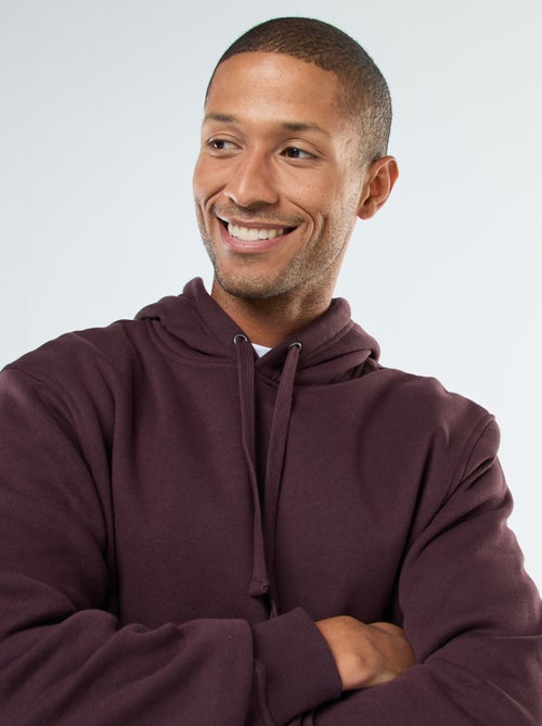 Hoodie van joggingstof met kangaroezak - Kiabi