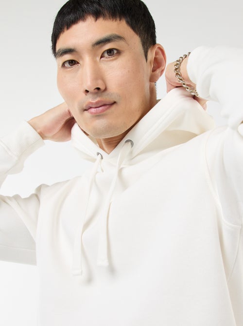 Hoodie van joggingstof met kangaroezak - Kiabi