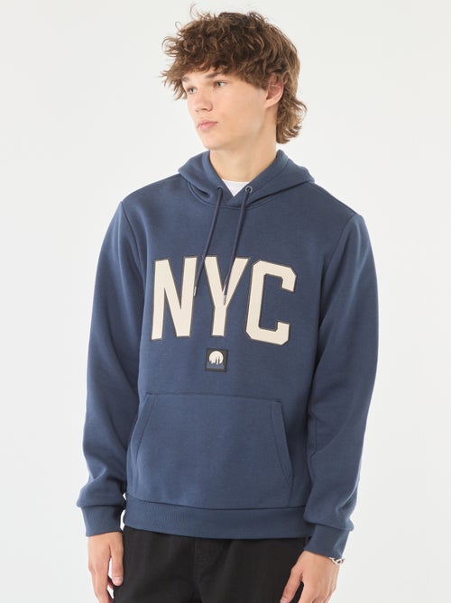 Hoodie van joggingstof met print - Kiabi