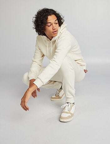 Hoodie van joggingstof