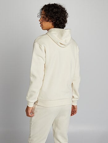 Hoodie van joggingstof