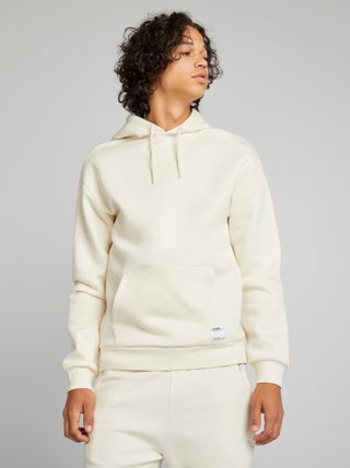 Hoodie van joggingstof