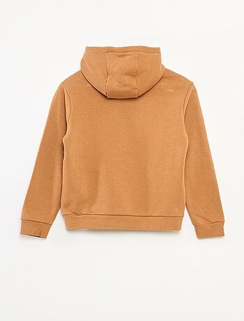 Hoodie van katoenfleece met Naruto-print