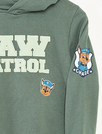 Hoodie van katoenfleece met PAW Patrol-print