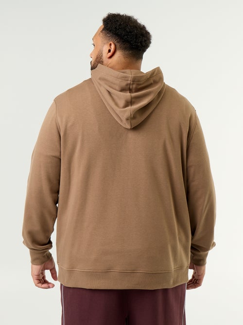 Hoodie van ongeruwde sweatstof - Kiabi