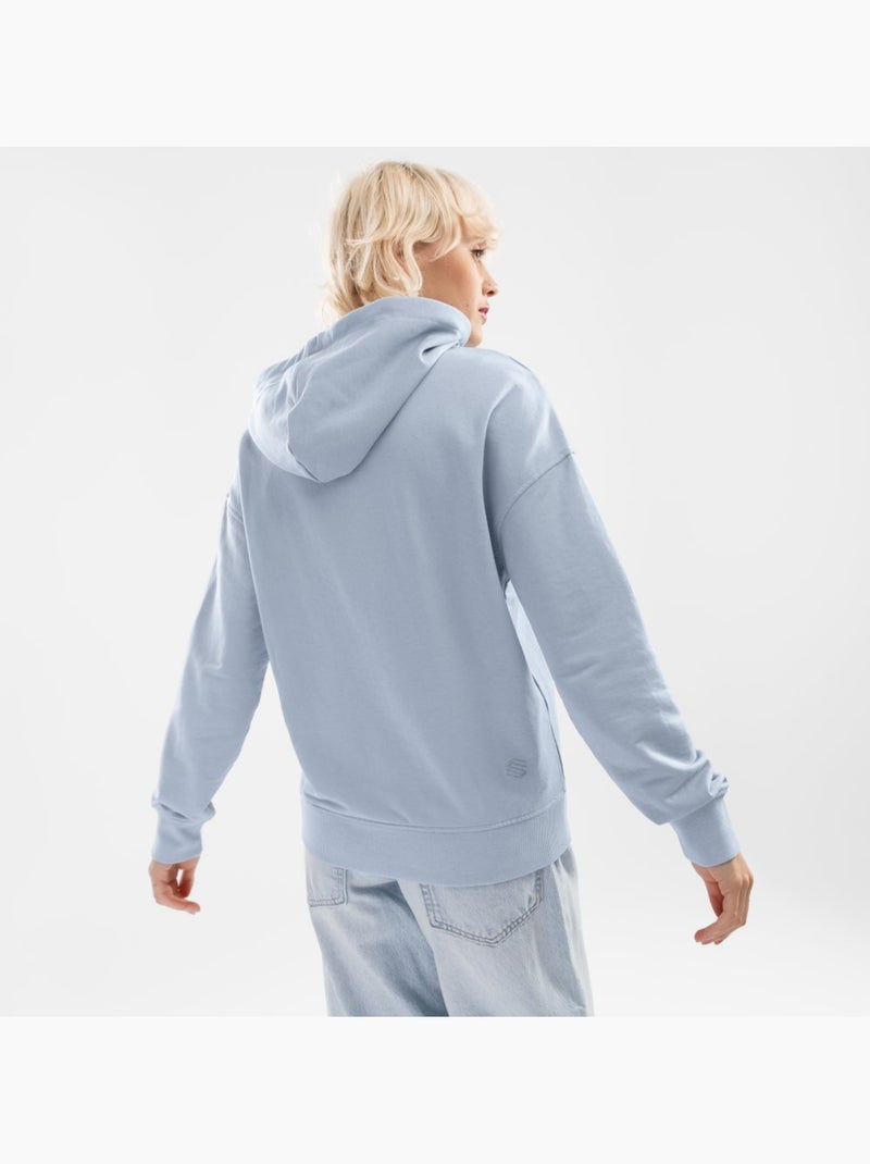 Hoodie voor dames Electrisch blauw - Kiabi