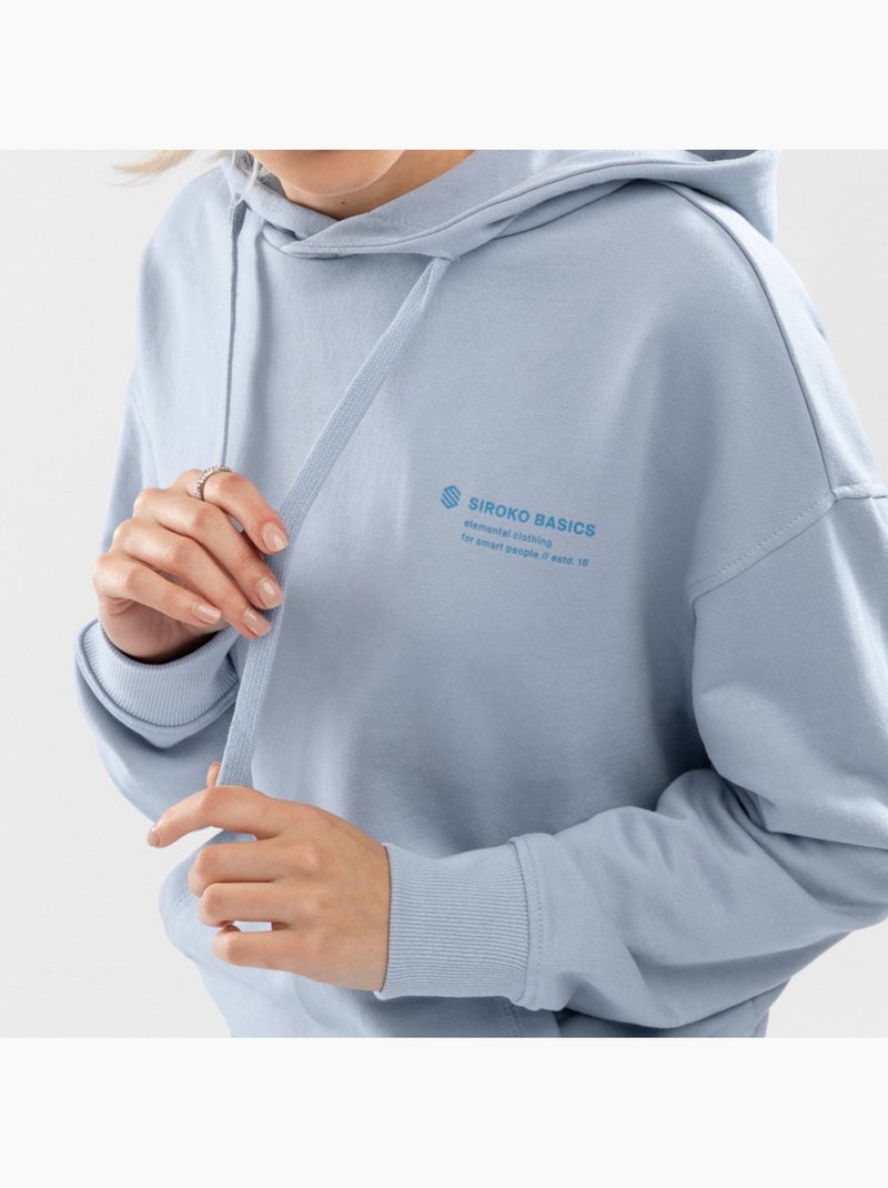 Hoodie voor dames Electrisch blauw - Kiabi