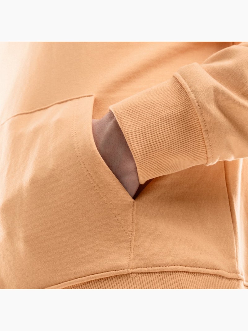 Hoodie voor heren Abrikoos - Kiabi