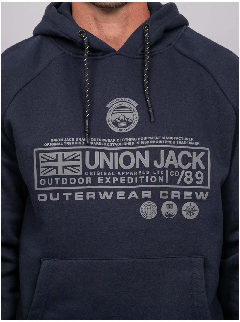 Hoodie wagoli Marineblauw - Kiabi
