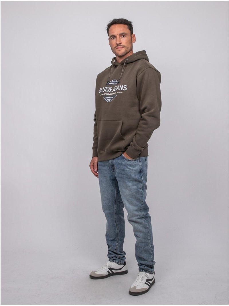 Hoodie wantux Kaki - Kiabi