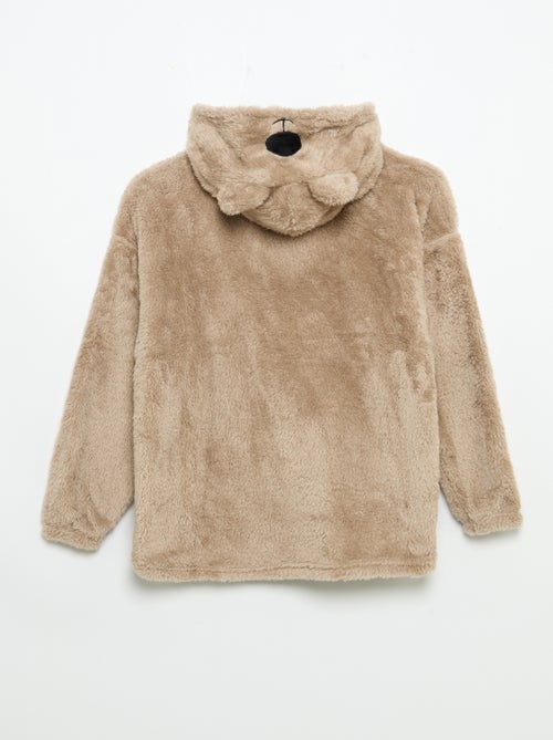 Hoodies van pluche breisel - Kiabi
