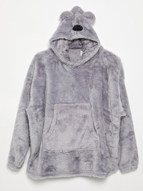 Hoodies van pluche breisel - Kiabi