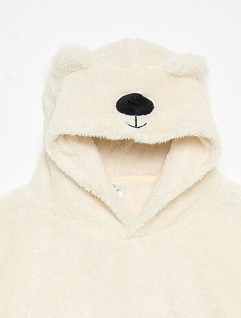 Hoodies van pluche breisel
