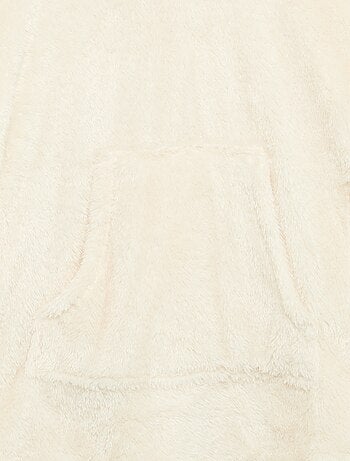 Hoodies van pluche breisel