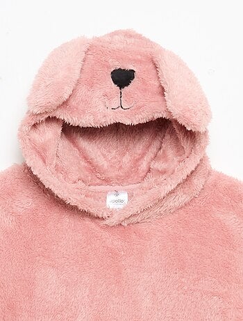 Hoodies van pluche breisel