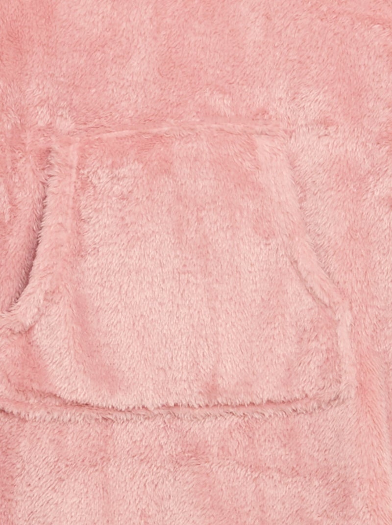 Hoodies van pluche breisel Rose - Kiabi