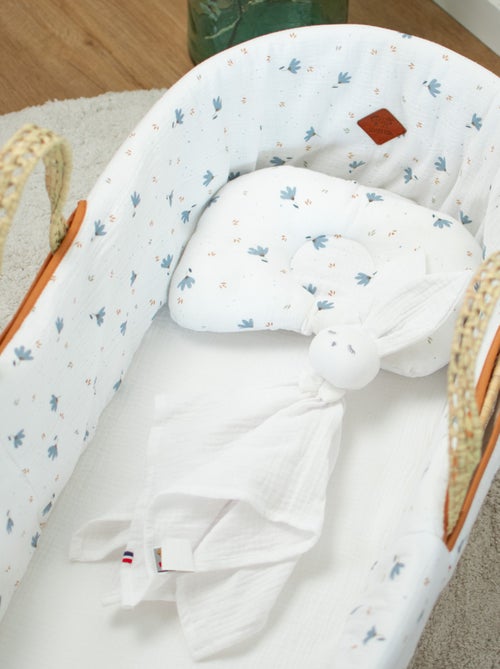 Hoofdsteunkussen voor baby van katoenen mousseline - Kiabi