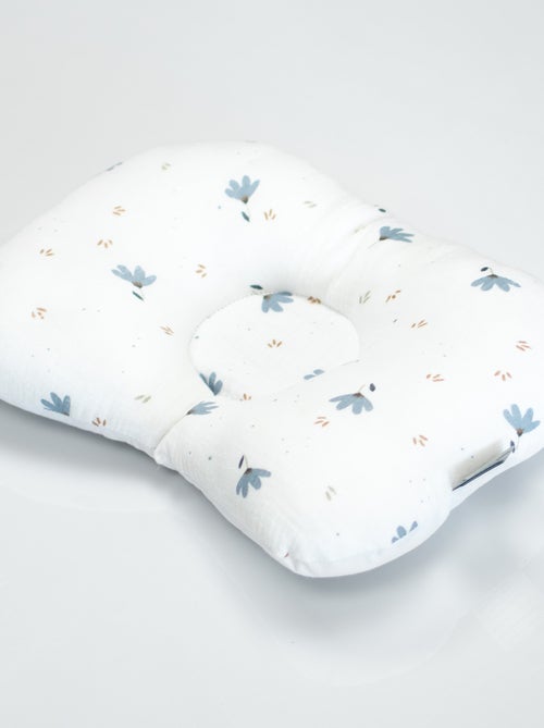 Hoofdsteunkussen voor baby van katoenen mousseline - Kiabi